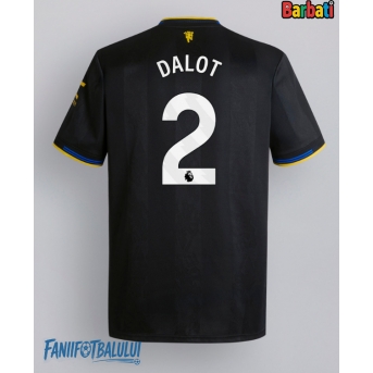 Manchester United Diogo Dalot #2 Tricou Fotbal Replică 2025-26 Barbati Treilea